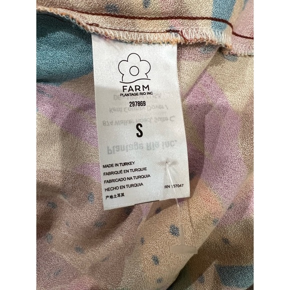 NEW Farm Rio Leopard jungle Midi Dress long sleeve bananas  Size Small - Picture 7 of 9